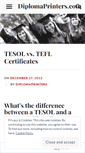 Mobile Screenshot of diplomaprinters.com